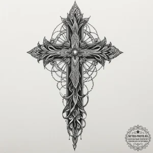 Tattoo design a single, heavy chain link that... - эскиз тату (№1751860656_0, 07.07.2025 03:57) — tattoo-photo.ru
