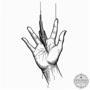 A shot of a person's hands, worn and callouse... - эскиз тату (№1751861548_0, 07.07.2025 04:12) — tattoo-photo.ru