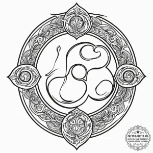Triskelion, tattoo drawing outline, neo tradi... - эскиз тату (№1751862742_0, 07.07.2025 04:32) — tattoo-photo.ru