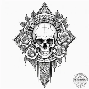 Tattoo sketch the glyph for aries (1st house)... - эскиз тату (№1751865294_0, 07.07.2025 05:14) — tattoo-photo.ru