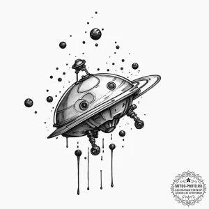 Planetary rover, tattoo sketch design, soft w... - эскиз тату (№1751865966_0, 07.07.2025 05:26) — tattoo-photo.ru