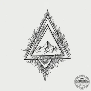 119. tattoo design: a minimalist "oud" rune,... - эскиз тату (№1751868162_0, 07.07.2025 06:02) — tattoo-photo.ru