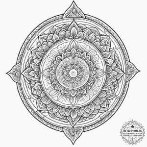Tattoo sketch a detailed but small antique po... - эскиз тату (№1751875399_0, 07.07.2025 08:03) — tattoo-photo.ru