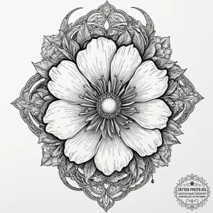 Tattoo sketch a single, massive, and impossib... - эскиз тату (№1751876294_0, 07.07.2025 08:18) — tattoo-photo.ru