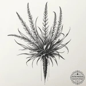 Cordyceps from the last of us, tattoo line ar... - эскиз тату (№1751878889_0, 07.07.2025 09:01) — tattoo-photo.ru