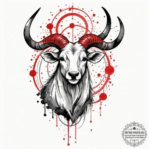Tattoo design a zodiac animal with a specific... - эскиз тату (№1751886340_0, 07.07.2025 11:05) — tattoo-photo.ru
