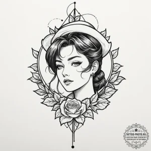 A neo-traditional tattoo of tuxedo mask, with... - эскиз тату (№1751887268_0, 07.07.2025 11:21) — tattoo-photo.ru