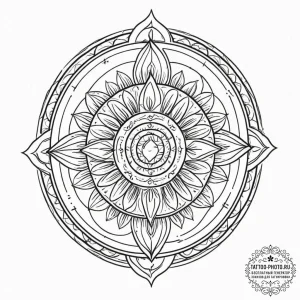 Tattoo sketch a neo-traditional eye with the... - эскиз тату (№1751889494_0, 07.07.2025 11:58) — tattoo-photo.ru
