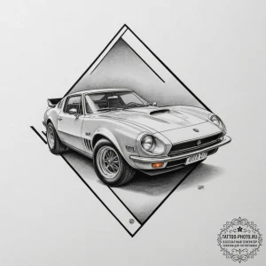 130. a graphic tattoo of the "88 mph" speed d... - эскиз тату (№1751907567_0, 07.07.2025 16:59) — tattoo-photo.ru
