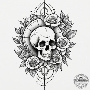 Tattoo design a zodiac animal with a combinat... - эскиз тату (№1751918001_0, 07.07.2025 19:53) — tattoo-photo.ru