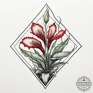 A carnivorous plant collection, ink illustrat... - эскиз тату (№1751918857_0, 07.07.2025 20:07) — tattoo-photo.ru