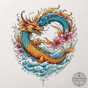 Icarus with melting wings, concept art for ta... - эскиз тату (№1751921743_0, 07.07.2025 20:55) — tattoo-photo.ru