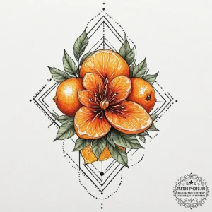 Tattoo design: a geometric svarozhich, with s... - эскиз тату (№1751923516_0, 07.07.2025 21:25) — tattoo-photo.ru