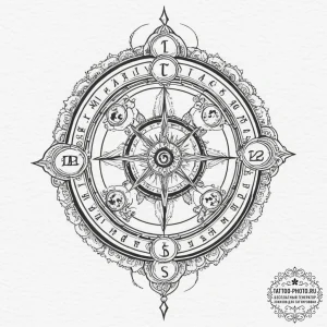 Tattoo design a single word representing the... - эскиз тату (№1751927850_0, 07.07.2025 22:37) — tattoo-photo.ru