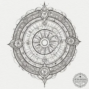 Tattoo design an abstract interpretation of t... - эскиз тату (№1751928708_0, 07.07.2025 22:51) — tattoo-photo.ru