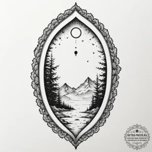 Tattoo sketch a single keyhole, not in a door... - эскиз тату (№1751932717_0, 07.07.2025 23:58) — tattoo-photo.ru