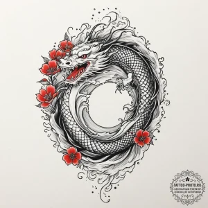 Tattoo design 'continue?' with a ghostly, fad... - эскиз тату (№1751933310_0, 08.07.2025 00:08) — tattoo-photo.ru