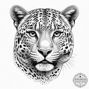 Jaguar, artistic tattoo sketch, sketch tattoo... - эскиз тату (№1751940505_0, 08.07.2025 02:08) — tattoo-photo.ru