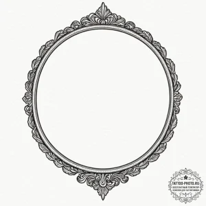 Tattoo sketch a delicate hand mirror reflecti... - эскиз тату (№1751942707_0, 08.07.2025 02:45) — tattoo-photo.ru