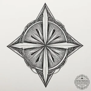 Tattoo design a mind shielded by a powerful a... - эскиз тату (№1751943633_0, 08.07.2025 03:00) — tattoo-photo.ru