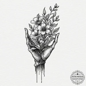 Tattoo sketch a fine line drawing of a human... - эскиз тату (№1751946162_0, 08.07.2025 03:42) — tattoo-photo.ru