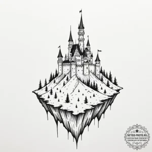 Tattoo sketch an abstract representation of a... - эскиз тату (№1751955822_0, 08.07.2025 06:23) — tattoo-photo.ru