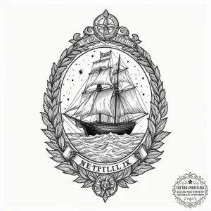Netflix originals, concept art for tattoo, ol... - эскиз тату (№1751963189_0, 08.07.2025 08:26) — tattoo-photo.ru