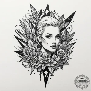Tattoo design a subtle tribute to a personal... - эскиз тату (№1751966947_0, 08.07.2025 09:29) — tattoo-photo.ru