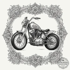A graphic novel panel of butch coolidge on ze... - эскиз тату (№1751972394_0, 08.07.2025 10:59) — tattoo-photo.ru