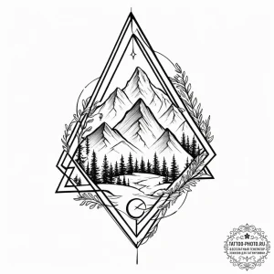 Tattoo design the glyph for capricorn (10th h... - эскиз тату (№1751973066_0, 08.07.2025 11:11) — tattoo-photo.ru