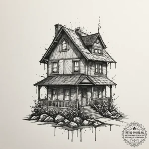 Tattoo design a minimalist representation of... - эскиз тату (№1751974797_0, 08.07.2025 11:39) — tattoo-photo.ru