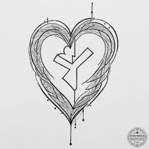 Tattoo design a tiny heart or star on the ank... - эскиз тату (№1751984169_0, 08.07.2025 14:16) — tattoo-photo.ru