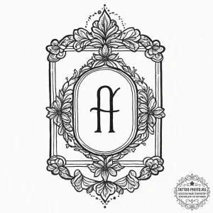 Blood type, ink illustration for tattoo, clea... - эскиз тату (№1751997634_0, 08.07.2025 18:00) — tattoo-photo.ru