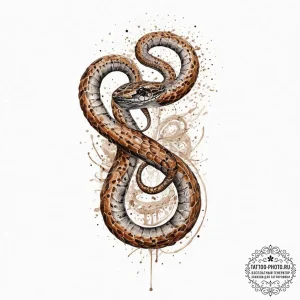 Cobra, tattoo drawing outline, watercolor tat... - эскиз тату (№1751999550_0, 08.07.2025 18:32) — tattoo-photo.ru