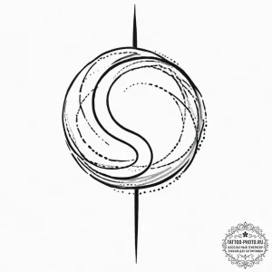 Tattoo sketch a subtle symbol of intuition or... - эскиз тату (№1752009972_0, 08.07.2025 21:26) — tattoo-photo.ru
