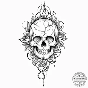 Tattoo design a boxing glove with a subtle fl... - эскиз тату (№1752014235_0, 08.07.2025 22:37) — tattoo-photo.ru