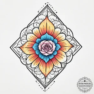 A linework tattoo of the rosebud motel sign f... - эскиз тату (№1752016285_0, 08.07.2025 23:11) — tattoo-photo.ru