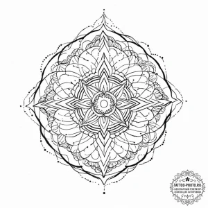 Tattoo sketch an abstract pattern of roots sp... - эскиз тату (№1752018081_0, 08.07.2025 23:41) — tattoo-photo.ru