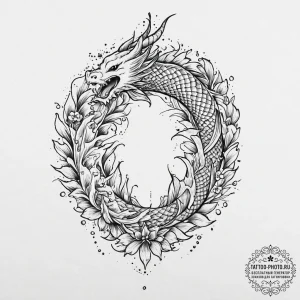 Tattoo sketch a series of four minimalist fra... - эскиз тату (№1752056017_0, 09.07.2025 10:13) — tattoo-photo.ru