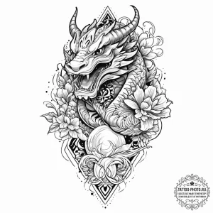 A graphic novel panel of the "aztec dubstep"... - эскиз тату (№1752056854_0, 09.07.2025 10:27) — tattoo-photo.ru