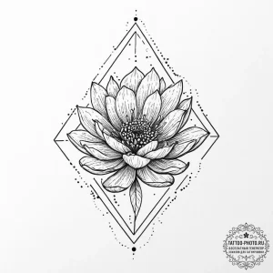 Tattoo design an abstract "unfolding." a simp... - эскиз тату (№1752057025_0, 09.07.2025 10:30) — tattoo-photo.ru