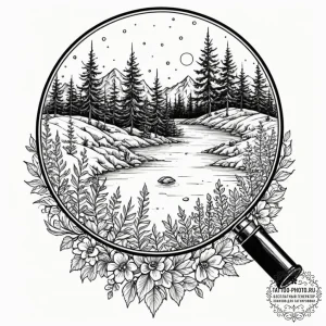 Tattoo design a visual representation of a ne... - эскиз тату (№1752060784_0, 09.07.2025 11:33) — tattoo-photo.ru