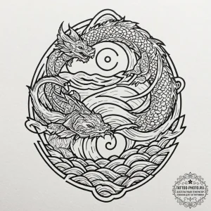 A linework tattoo of the maze from the shinin... - эскиз тату (№1752083838_0, 09.07.2025 17:57) — tattoo-photo.ru