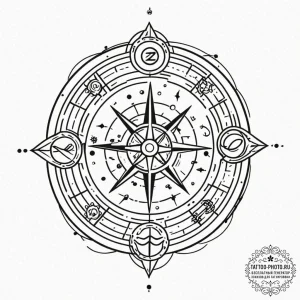 Tattoo design a realistic depiction of an anc... - эскиз тату (№1752085314_0, 09.07.2025 18:21) — tattoo-photo.ru