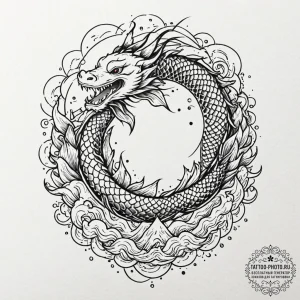 Tattoo sketch a dark, oppressive, geometric s... - эскиз тату (№1752086566_0, 09.07.2025 18:42) — tattoo-photo.ru