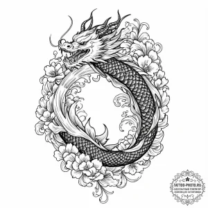 Tattoo design a silhouette of a man conquerin... - эскиз тату (№1752091101_0, 09.07.2025 19:58) — tattoo-photo.ru