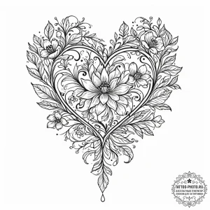 Tattoo sketch: a collection of small, delicat... - эскиз тату (№1752093496_0, 09.07.2025 20:38) — tattoo-photo.ru