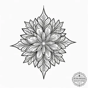 Tattoo design a fine line drawing of a single... - эскиз тату (№1752094959_0, 09.07.2025 21:02) — tattoo-photo.ru