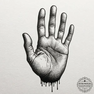 A minimalist tattoo of keyser sг¶ze's limp, j... - эскиз тату (№1752098341_0, 09.07.2025 21:59) — tattoo-photo.ru