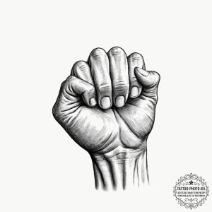 Tattoo sketch a detailed, muscular arm with c... - эскиз тату (№1752104194_0, 09.07.2025 23:36) — tattoo-photo.ru